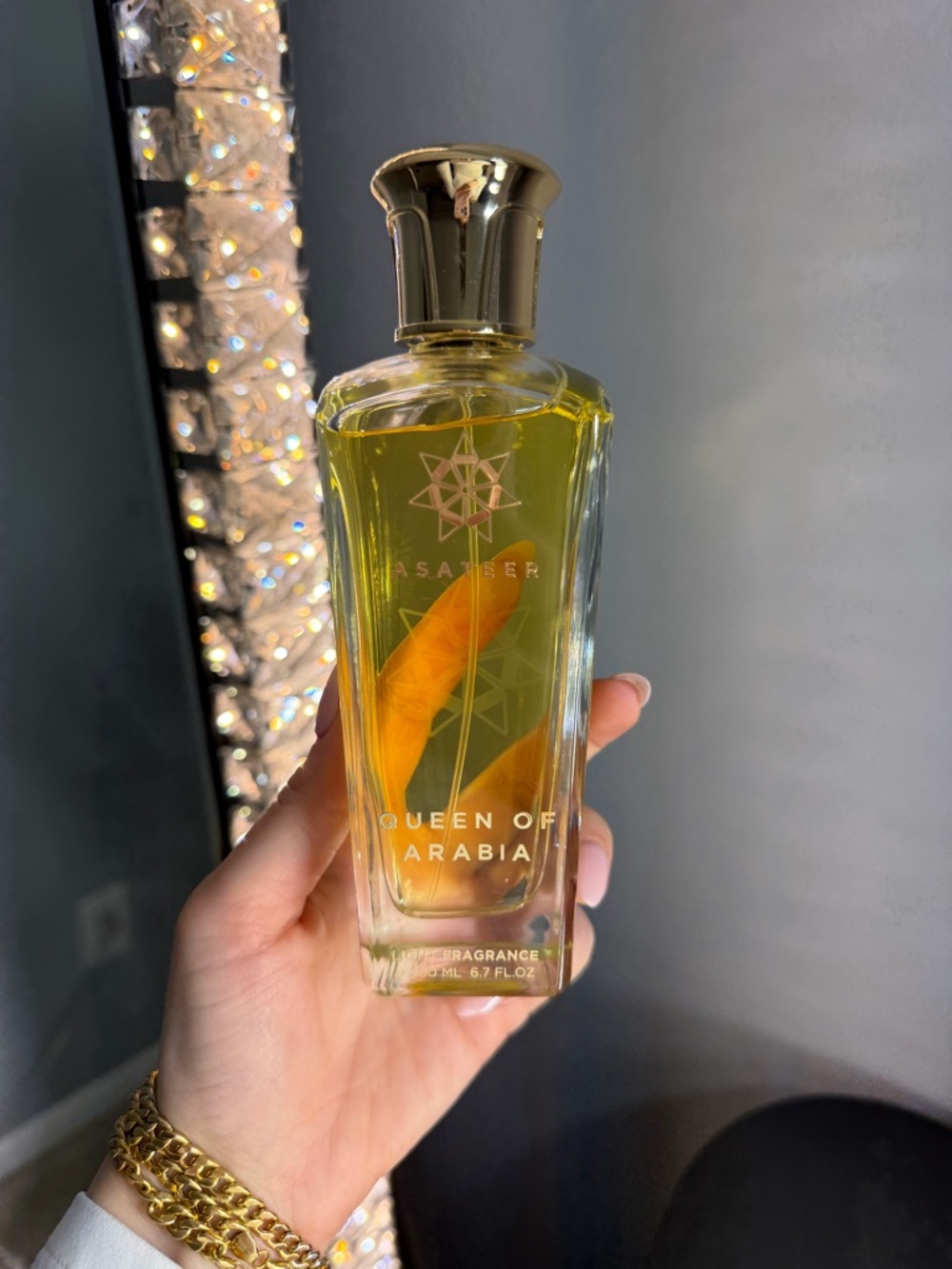 Ibrahim  Alqurashi Asaaser Queen of Arabia Eau de Parfum - Golden Amber Bottle
